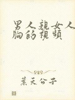 男人亲女人还摸胸的视频