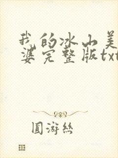 我的冰山美女老婆完整版txt下载
