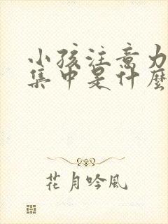 小孩注意力老不集中是什么原因