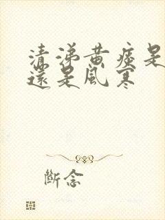 清涕黄痰是风热还是风寒