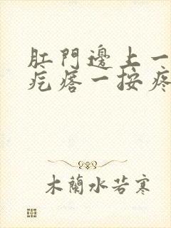 肛门边上一个硬疙瘩一按疼