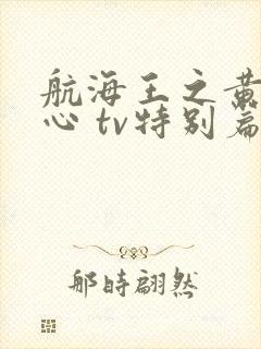 航海王之黄金之心 tv特别篇 动漫