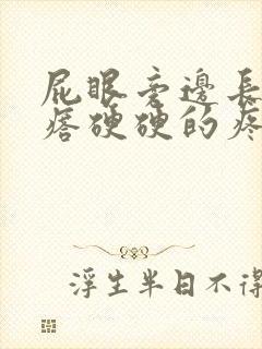 屁眼旁边长个疙瘩硬硬的疼