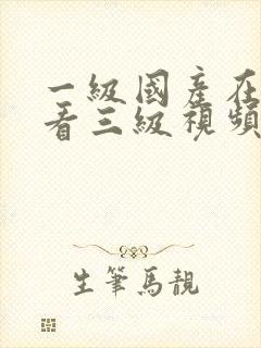 一级国产在线观看三级视频