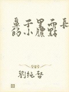 鼻子里面长黄色的小脓点