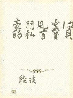 豪门风云1总裁的私有宝贝