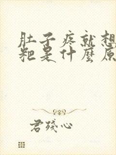 肚子疼就想拉粑粑是什么原因