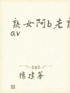 熟女阿b老熟女av