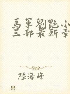 马军刘艳小说第三部最新章节