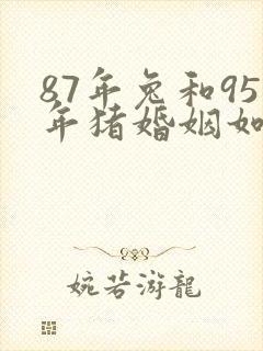 87年兔和95年猪婚姻如何