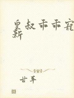 皇叔乖乖宠我更新封面