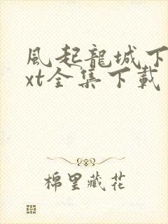 风起龙城下载txt全集下载封面