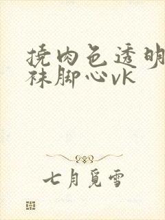 挠肉色透明短丝袜脚心vk封面