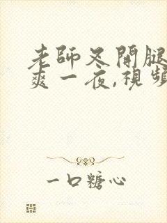 老师叉开腿让我爽一夜,视频