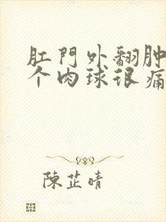 肛门外翻肿了一个肉球很痛