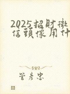 2025招财微信头像用什么头像好