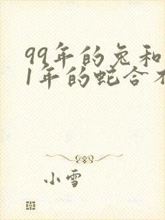 99年的兔和01年的蛇合不合封面