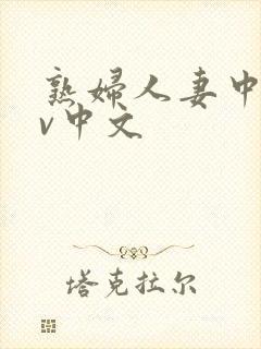 熟妇人妻中文av中文