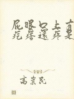 屁眼口上有个硬疙瘩还疼是怎么回事