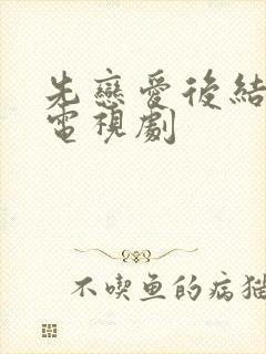 先恋爱后结婚的电视剧