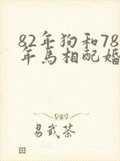 82年狗和78年马相配婚姻如何