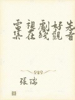 电视剧好先生全集在线观看免费