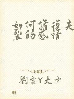 如何修复夫妻破裂的感情