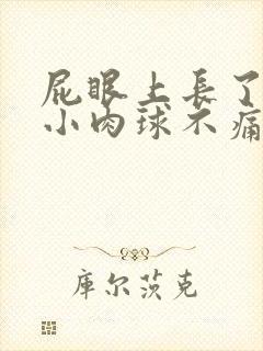 屁眼上长了一个小肉球不痛不痒