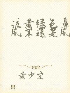 流黄绿色鼻涕是风寒还是风热