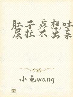 肚子疼想吐想拉屎拉不出来怎么回事