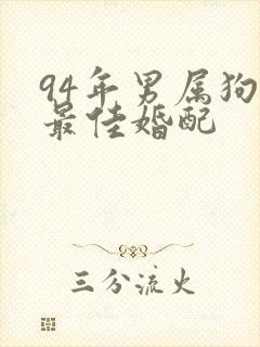 94年男属狗的最佳婚配