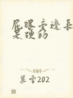 屁眼旁边长个包是硬的