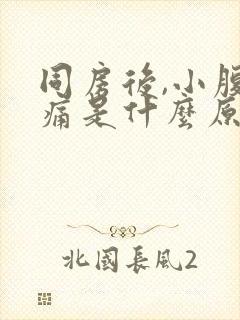 同房后,小腹疼痛是什么原因封面