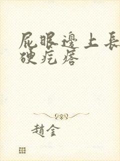 屁眼边上长了个硬疙瘩封面