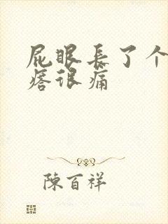 屁眼长了个硬疙瘩很痛封面