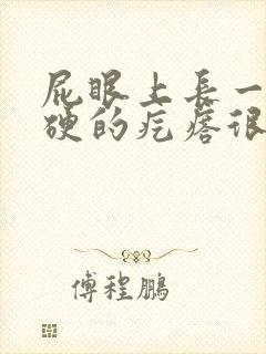 屁眼上长一个硬硬的疙瘩很痛是什么