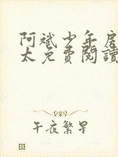 阿斌少年房东太太免费阅读小说全文