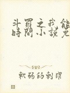 斗罗之我能支配时间小说免费阅读封面