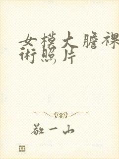 女模大胆裸体艺术照片封面