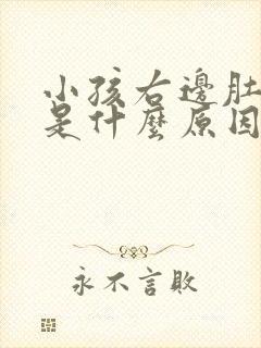 小孩右边肚子疼是什么原因