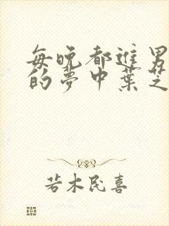 每晚都进男神们的梦中叶芝琴