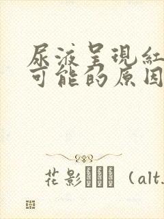 尿液呈现红色,可能的原因有哪些