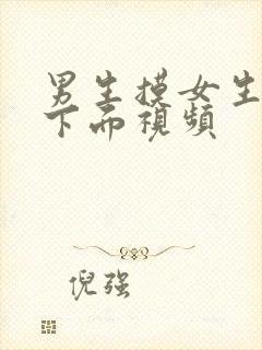 男生摸女生胸摸下面视频