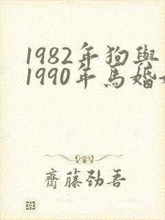1982年狗与1990年马婚姻表