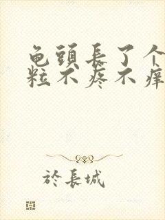 龟头长了个小肉粒不疼不痒