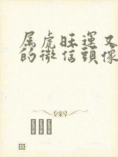 属虎旺运又旺财的微信头像封面