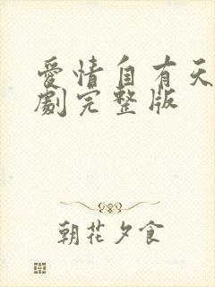 爱情自有天意短剧完整版