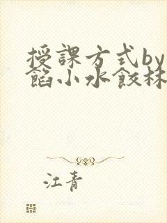 授课方式by肉馅小水饺林清