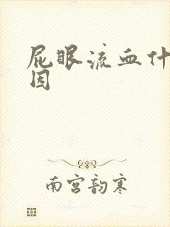 屁眼流血什么原因封面