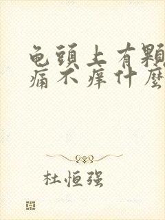 龟头上有颗粒不痛不痒什么原因封面